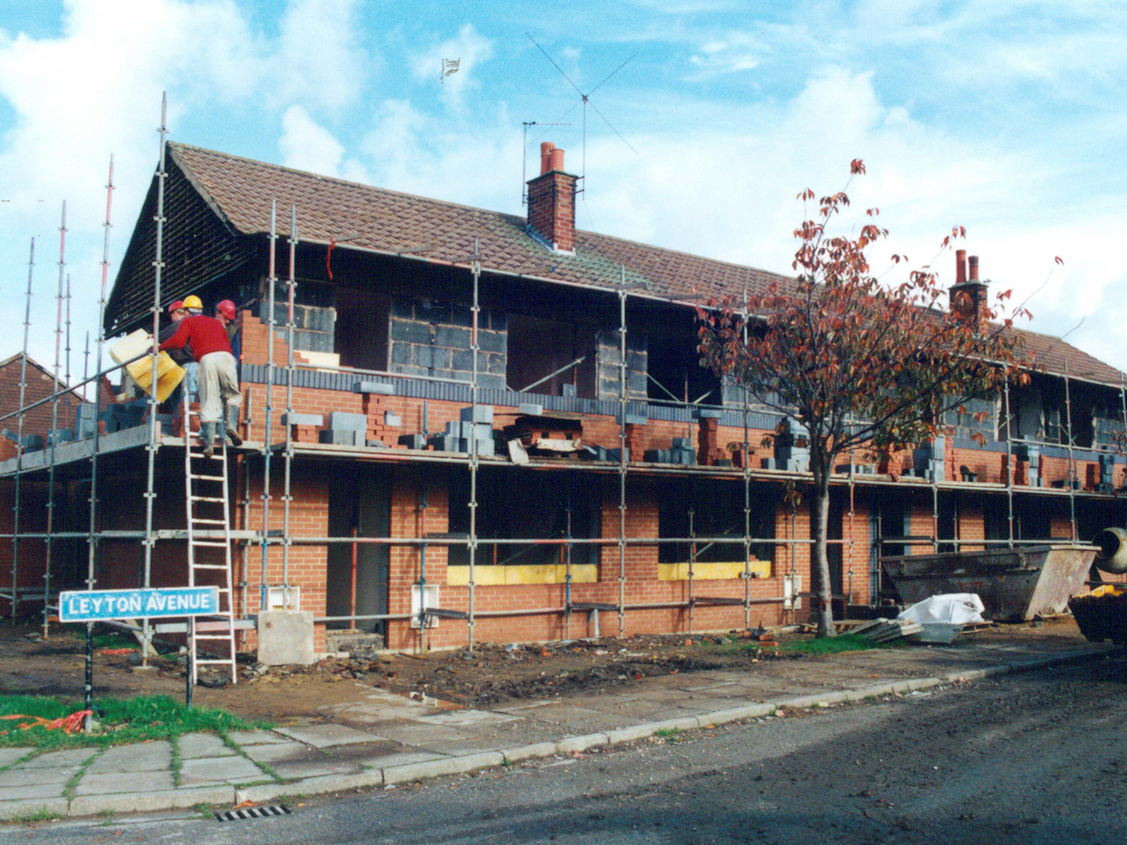 1994 house being built