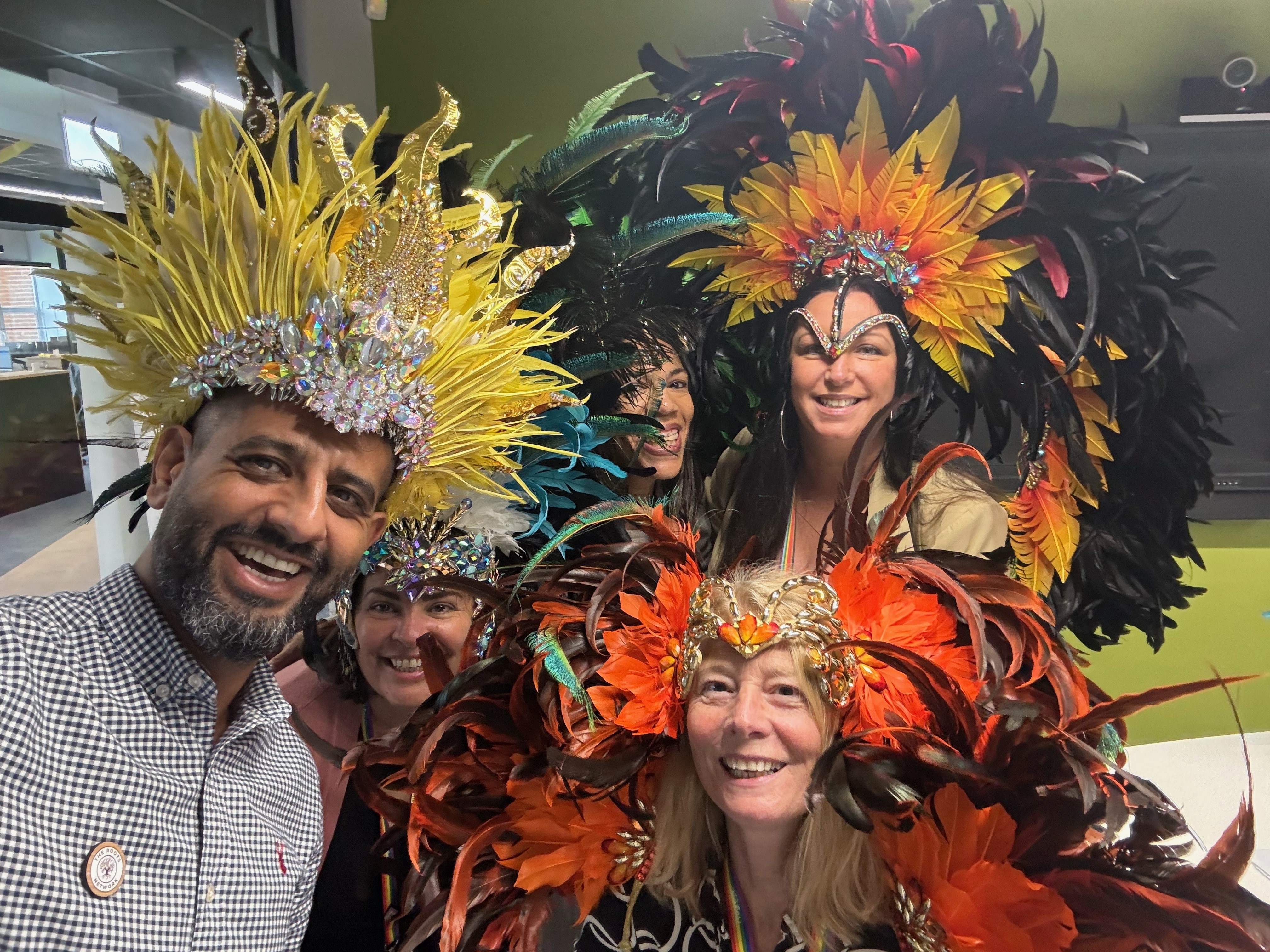 An image of colleagues celebrating Black History Month