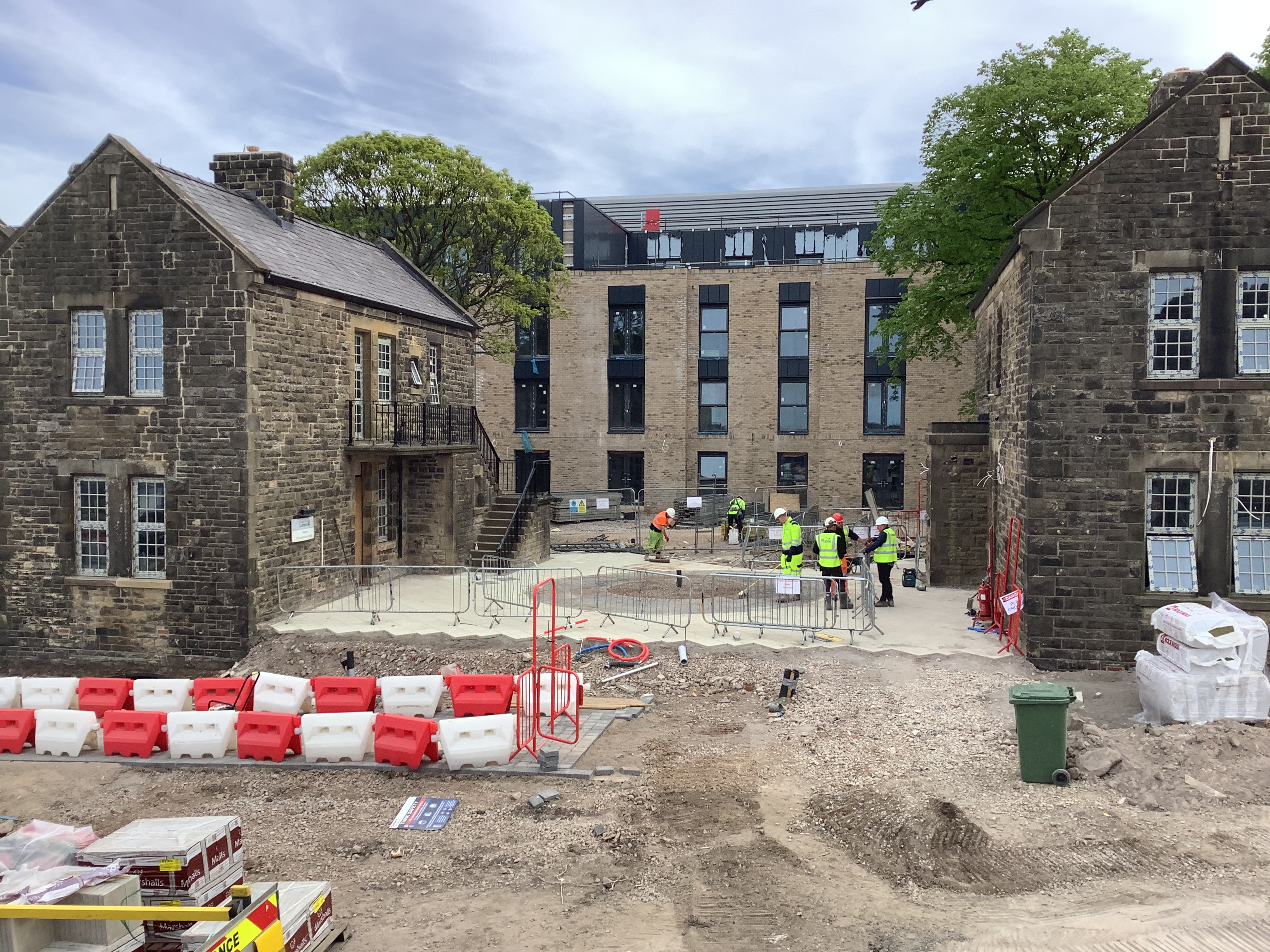 St Martin's Court, Lancaster construction site