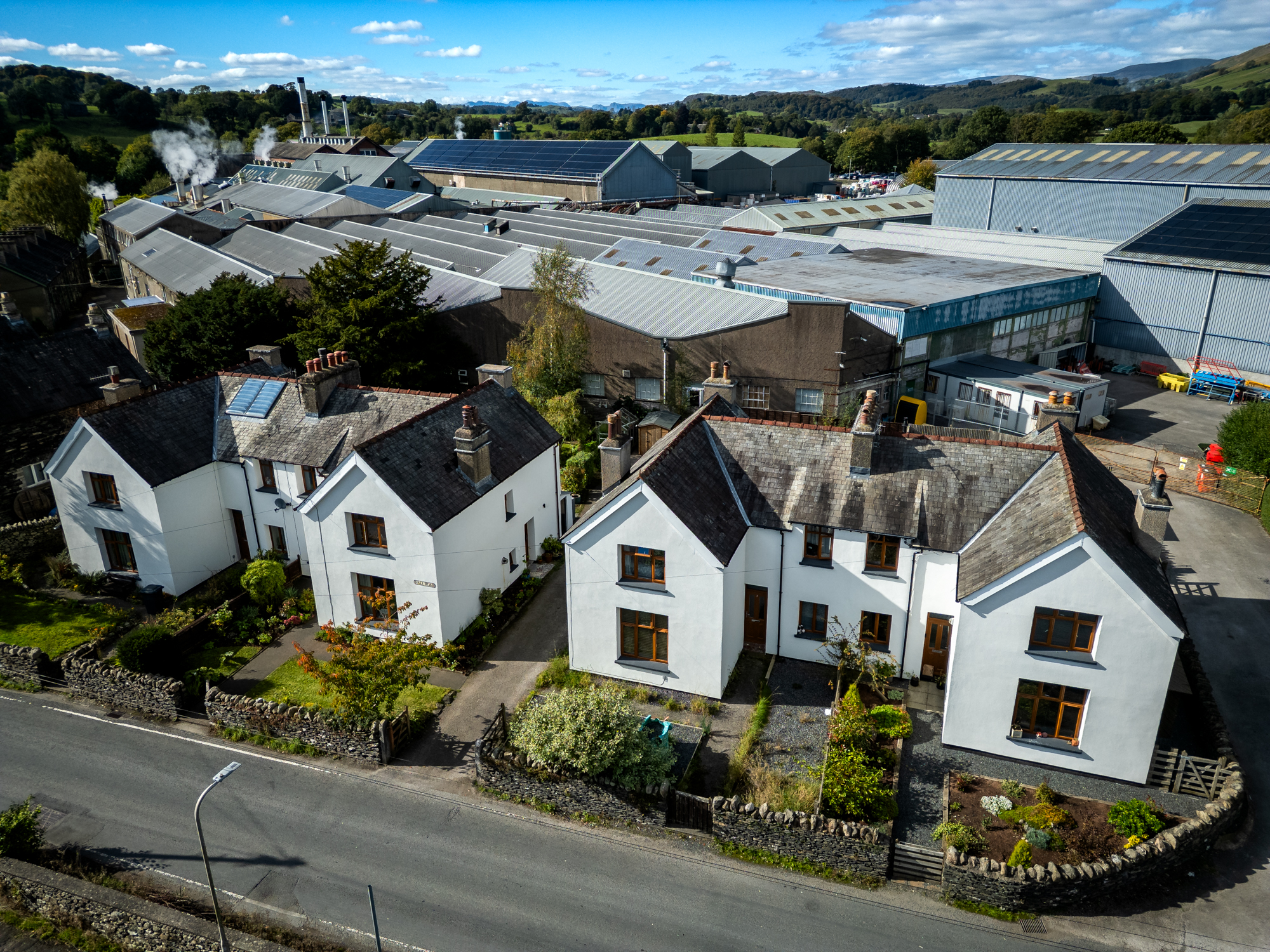 burnside arial view of homes